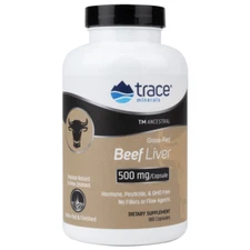 Beef Liver 500 mg 180 Capsules Trace Minerals