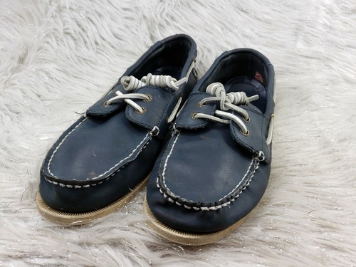 Tommy Hilfiger Bono Blau Leder Boot Deck Schuhe Herren Größe US 10 EUR 43 - Bild 6 von 6