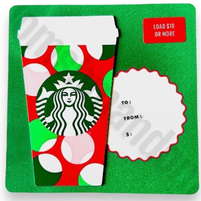 STARBUCKS GIFT CARD CHRISTMAS 2024 "HOLIDAY RED CUP" BRAND NEW ©2024