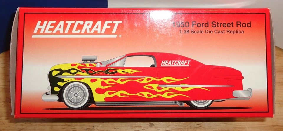 HEATCRAFT DIE CAST REPLICA 1950 FORD STREET ROD 1:38 2003 Crown Premiums 61M90 - Image 4 of 4