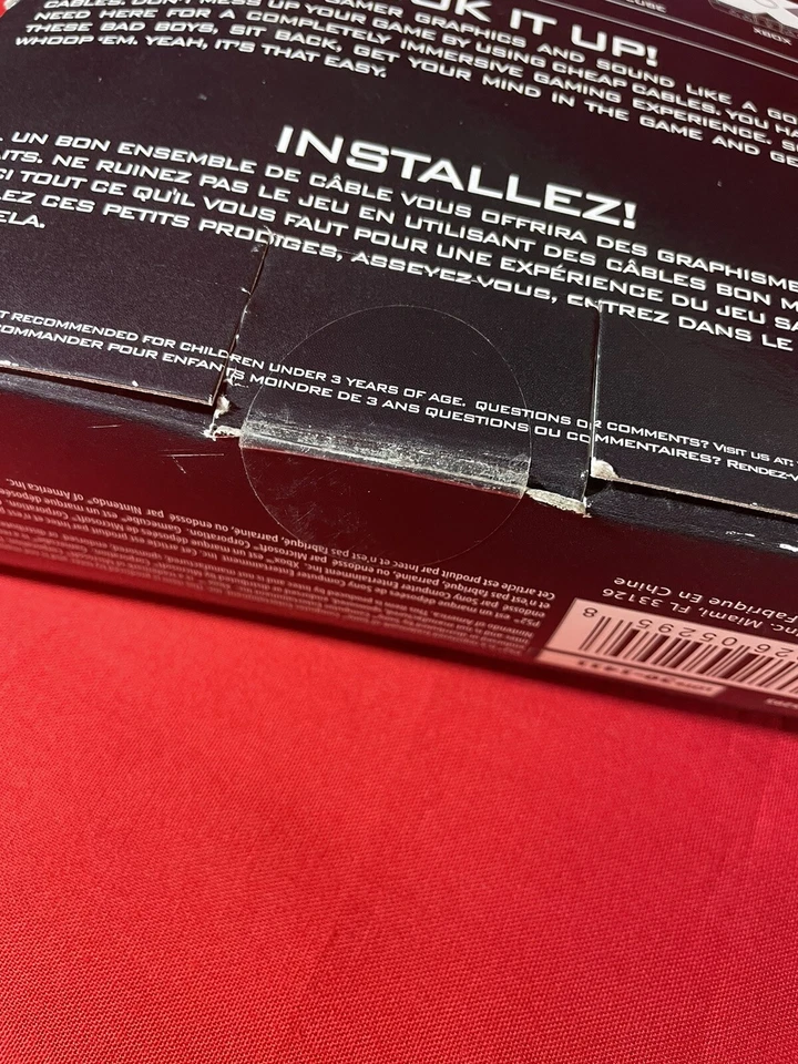 8 FT INTEC AVS A/V & S Video for ORIGINAL XBOX GAMECUBE PLAYSTATION PS1+2+3 - Image 4 of 4