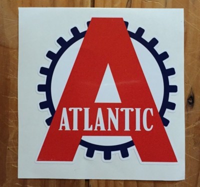 Atlantic self-adhesive vinyl sticker for petrol bowser / pump | eBay ...