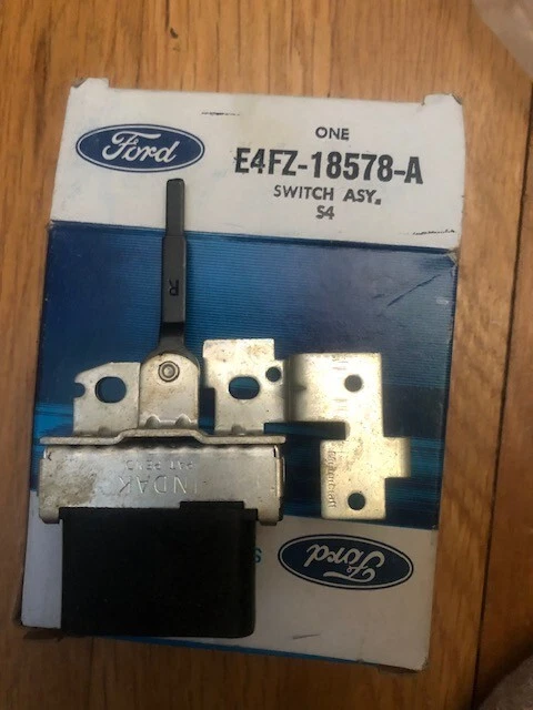 Interruptor soplador calentador Ford Escort 1984-1989 E4FZ-18578-A nuevo de lote Foto 2 de 2