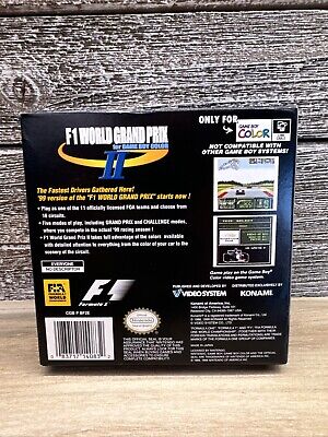 F1 World Grand Prix II (Nintendo Game Boy Color, 2000) for F1 World Grand Prix II (Nintendo Game Boy Color, 2000) for
