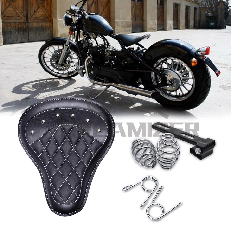 For Honda VTX1300C VTX1300R VTX1800C VTX1800N Motorcycle Bobber Solo Seat Spring - Image 3 of 4