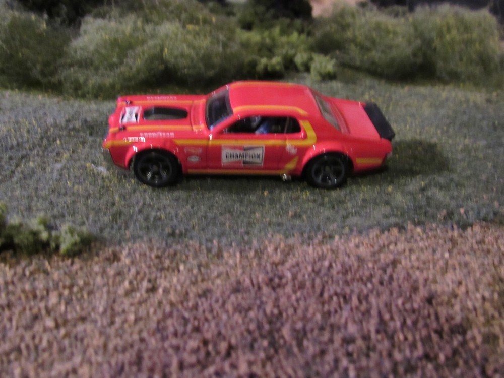 Hot Wheels    68 Mercury Cougar   Orange/Red     Loose