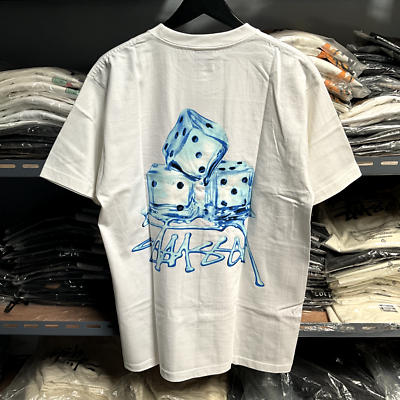 【STUSSY】 Melted T-Shirt White BRAND NEW STUSSY MELTED TEE IN WHITE - LARGE | eBay