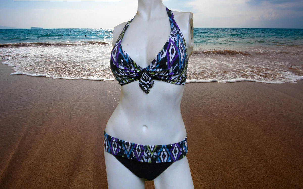 Haut De Bikini Gideon Oberson Taille 14 - Violet, Neuf Avec étiquettes (NWT)