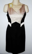 LAURA ASHLEY SPECIAL OCCASION EVENING BLACK & NUDE DRESS SIZE 12 RRP£120 BNWT