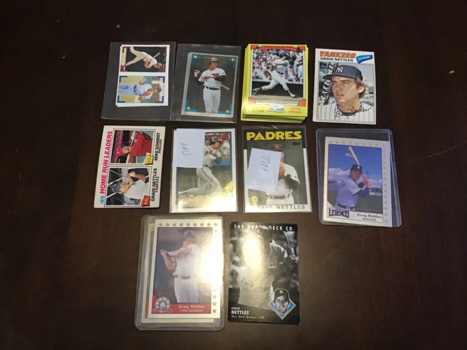 GRAIG NETTLES Oddball Insert & Regular issue Baseball YANKEES YOU CHOOSE - Image 2 of 4