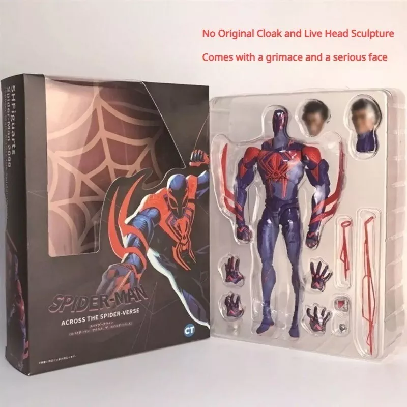 In Stock Spider-Man 2099 Across The Spider-Verse S.H.Figuarts Figure Toy CT Ver. In Stock Spider-Man 2099 Across The Spider-Verse S.H.Figuarts Figure Toy CT Ver.