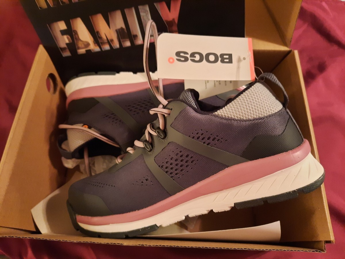 BOGS Sandstone Knit Low TR Composite Safety Toe Dark Gray Multi 7