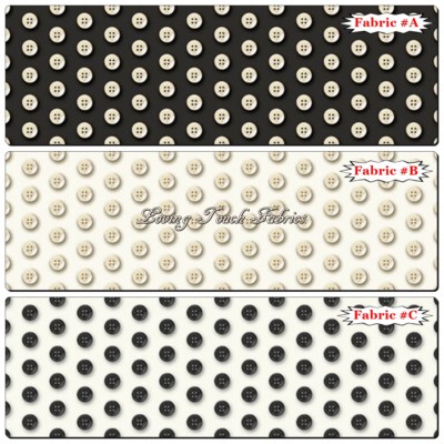QT DAN MORRIS ''THIMBLE PLEASURES'' BUTTONS SEWING THEME FABRICS- (SELECTION)