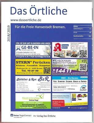 Das Örtliche Telefonbuch für die Freie Hansestadt Bremen 2018/2019