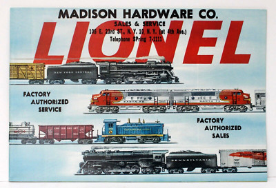 Lionel 1953 Train Catalog Pristine Original O O27 40 pages Madison Hardware MINT