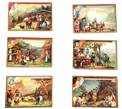 Fantastic German Victorian Trade Cards ''Liebig'' 1896 - German Highlander - S490*