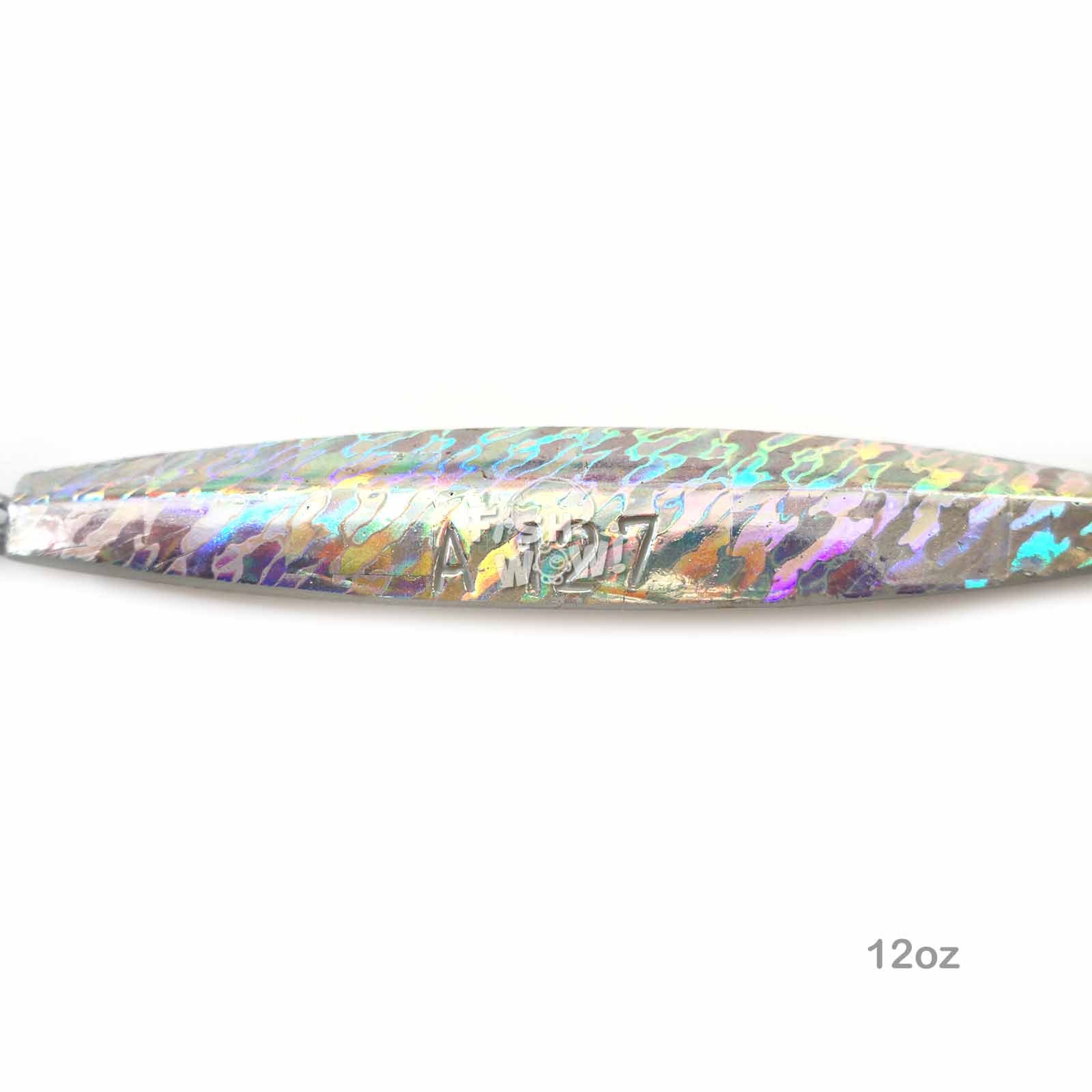 20pcs 12oz Fishing Diamond Jig Mylar Holographic Laser big game 5/0 Treble Hook - Image 3
