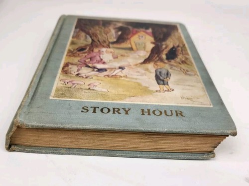 Antique 1924 Story Hour with Aunt Anna By Anna Lehman Ill by Walter Lang HC - Picture 19 of 22