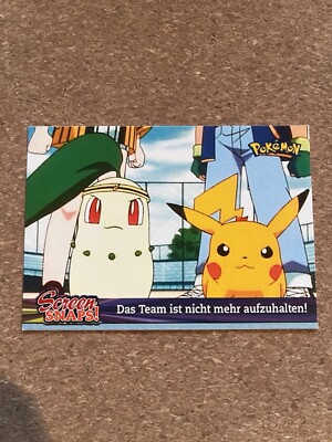 Pokémon Topps Screen Snaps 2001 Deutsch #05 Das Team Ist Nicht Mehr Aufzuhalten 