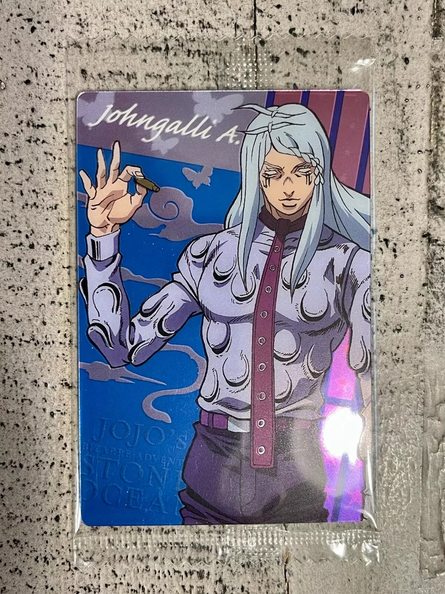 JoJo's Bizarre Adventure Stone Ocean Wafer Card Jotaro Kujo Stand