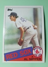 1985 Topps Al Nipper Rookie Boston Red Sox #424