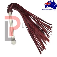 Real Genuine Cow Hide Leather Flogger Leather Thurdy Flogger 50 Tails Flogger