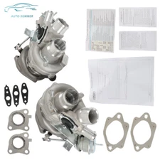 Left + Right Turbo Turbocharger Set For 2011-2012 Ford F-150 F150 EcoBoost 3.5L
