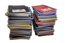 Lot 94 Deal Worthy 70 Sheet Wide Ruled Spiral Notebooks School Supplies Colors