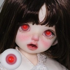 1/3 1/4 1/6 1/8 1/12 Red Gradient Eyeballs Glass Doll"s Eyeball for BJD Doll HOT