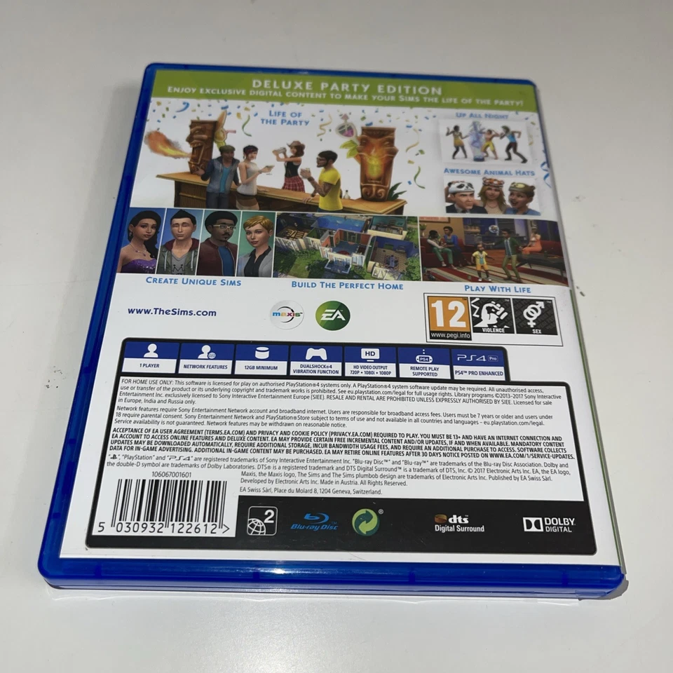 Die Sims 4 Deluxe Party Edition - Sony Playstation 4 PS4 Videospiel - Bild 2 von 3