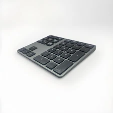 Lekvey Bluetooth Number Pad 34-Key Aluminum Rechargeable Wireless Numeric Keypad