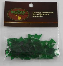 Broken Token Green Acrylic Power Tokens for King of Tokyo King of New York