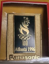Vintage 1996 Atlanta Olympic Games 100th Anniv Lapel Hat Pin Pinback Tie Tac NEW