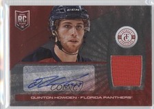2013 Totally Certified Rookie Platinum Red Jerseys 21/50 Quinton Howden Auto 0a7