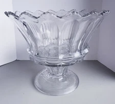 RARE Antique Two Piece LARGE Heisey Punch Bowl & Stand 