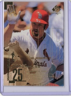 1999 SP Authentic - Home Run Chronicles Mark McGwire #HR1