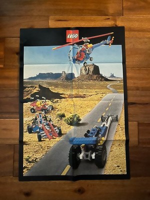 Lego Expert Builder Poster 1983 p83tech 8847 8844 8841 8845 - 23 1/4 x 16 1/4