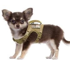 Tactical Dog Training Harness Outdoor Working Vest Adjustable XSmall Military...