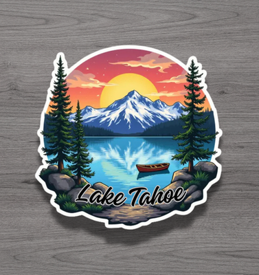 #ad Lake Tahoe Fridge Magnet or Laptop Sticker $4.55