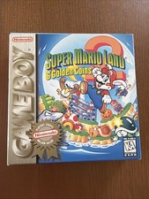 SUPER MARIO LAND 2 6 GOLDEN COINS BOX, MANUAL, INSERTS, NO GAME. PLAYERS CHOICE