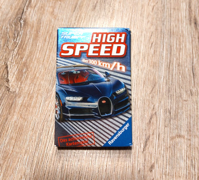 Ravensburger Super Trumpf High Speed  Auto Quartett Kartenspiel ....über 300km/h