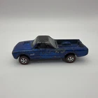 VTG 1969 Hot Wheels Custom Fleetside Blue Redline Truck USA Mattel Original 16