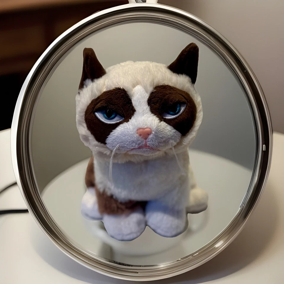 Ganz “Grumpy Cat”  9” tall, #22973, Excellent Pre-Loved Condition - Image 2 of 4
