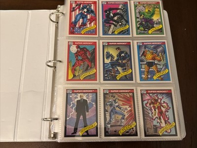1990 Impel X-Men Binder Complete Base Set #1-162 Fresh Out Of The Box!