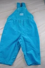 Vintage Osh Kosh B’Gosh Overalls Turquoise Blue Made in USA Size 2T Courdory