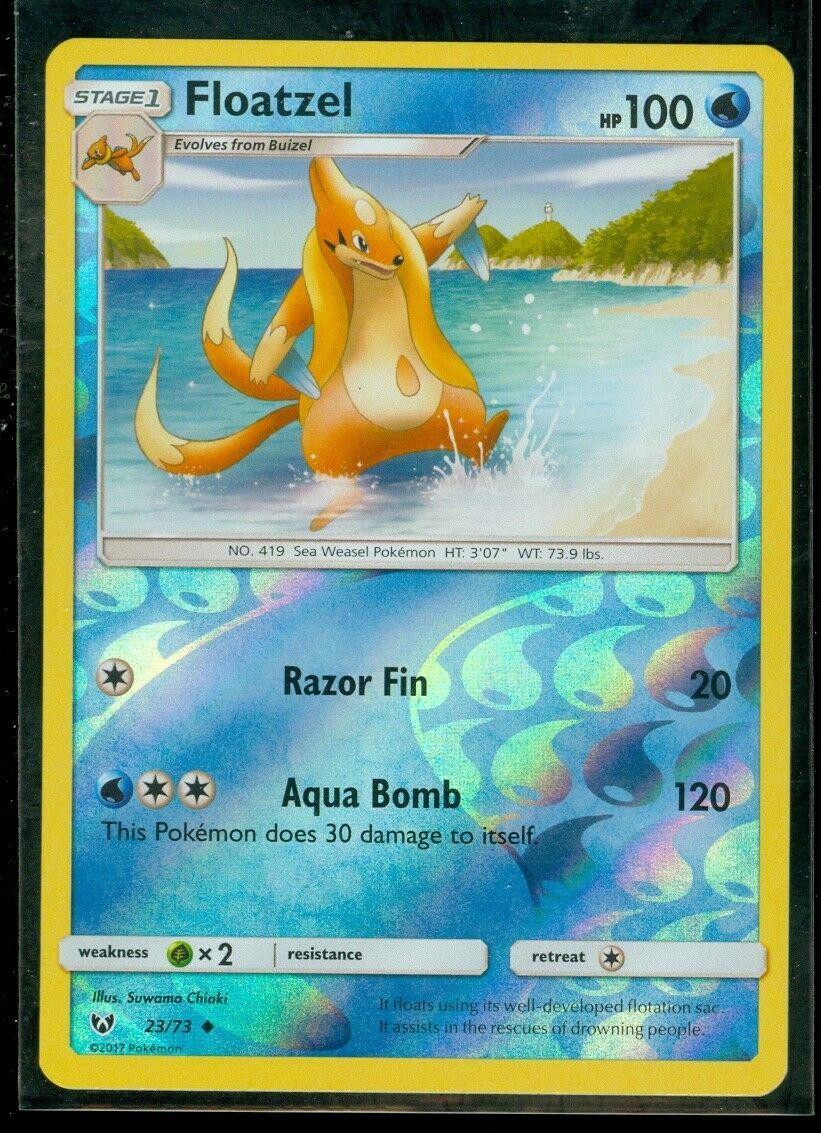 Floatzel Reverse Holofoil 23/73 Shining Legends