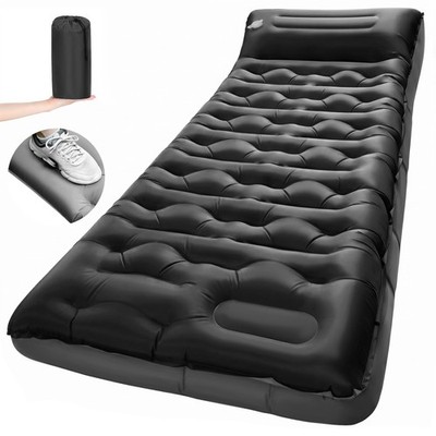 5.9 Inch Thick SelfInflating Camping Sleeping Pad with Pillow