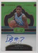 2017-18 Select Rookie Signatures Neon Green Prizm 55/65 Dwayne Bacon Auto 4l3
