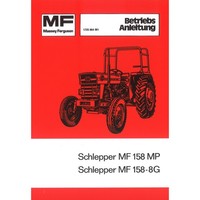 Massey Ferguson Mf 158 Mp 8G Schlepper Traktor Betriebsanleitung