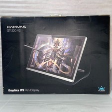 Brand New KAMVAS GT-220V2 HUION Graphics IPS Pen Display Never Out of Box 